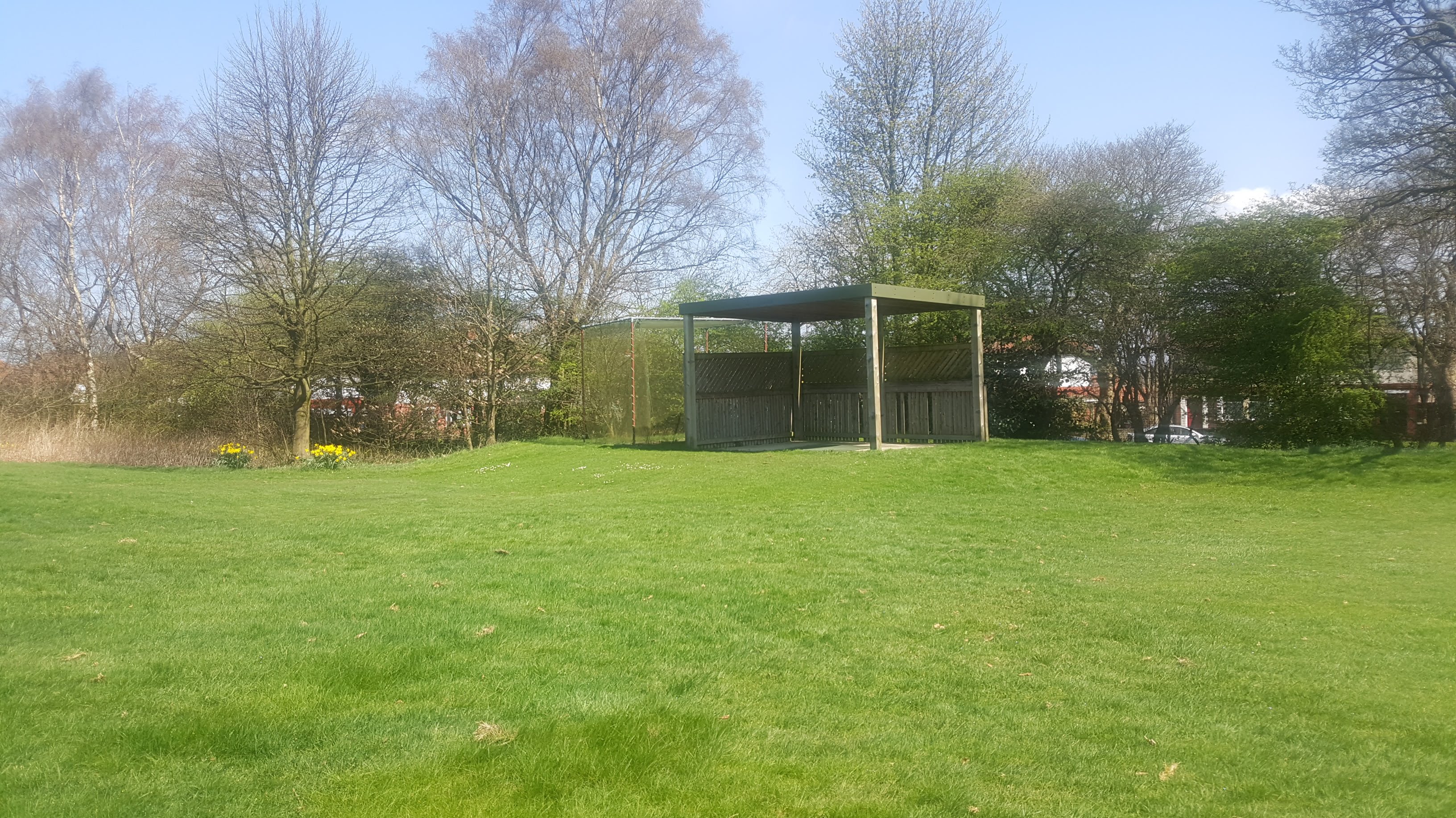 The driving range at West Bradford Golf Club is ideal for a pre-round warm up.