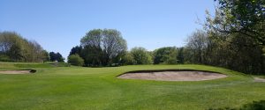 The 5th green at West Bradford Golf Club