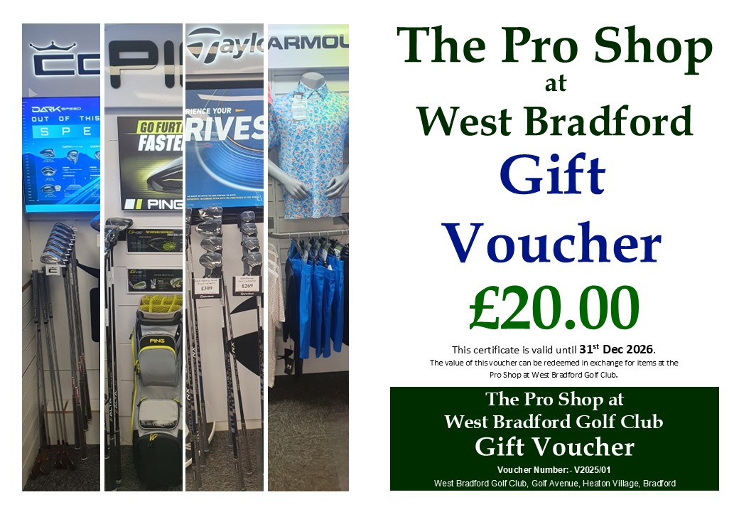 Gift Voucher – Pro Shop